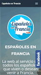 Mobile Screenshot of espanolesenfrancia.com
